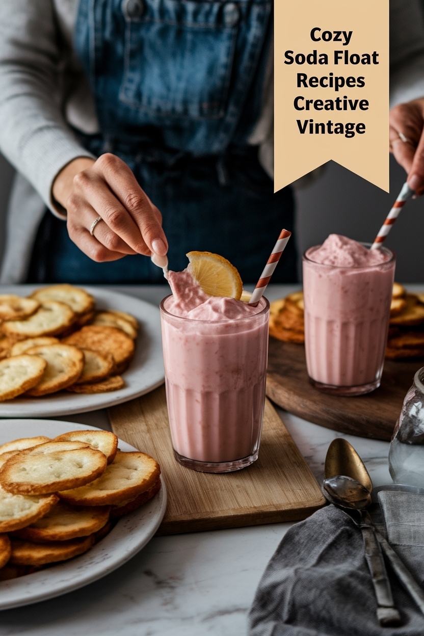 soda float recipes creative vintage