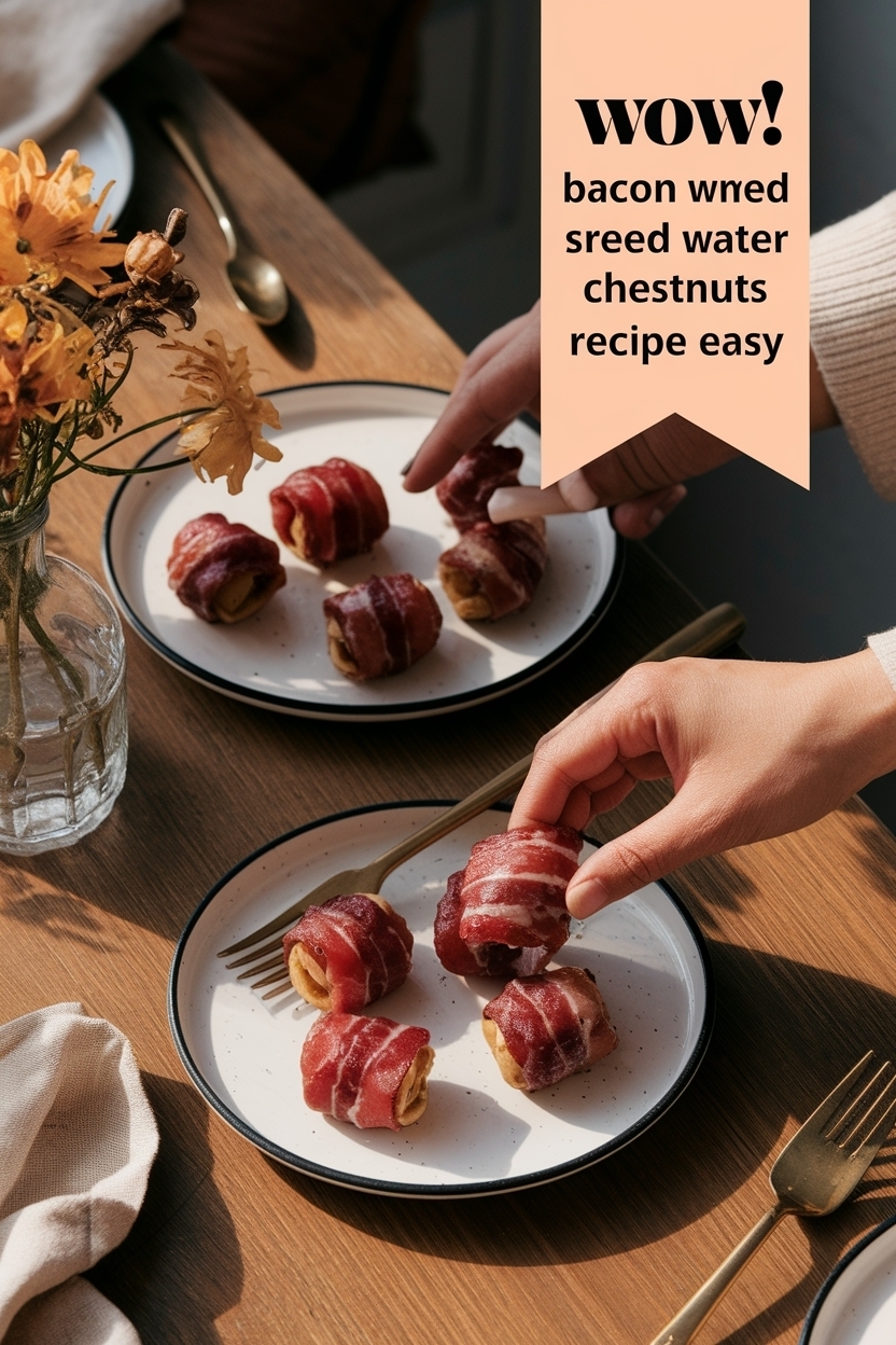 bacon wrapped water chestnuts recipe easy