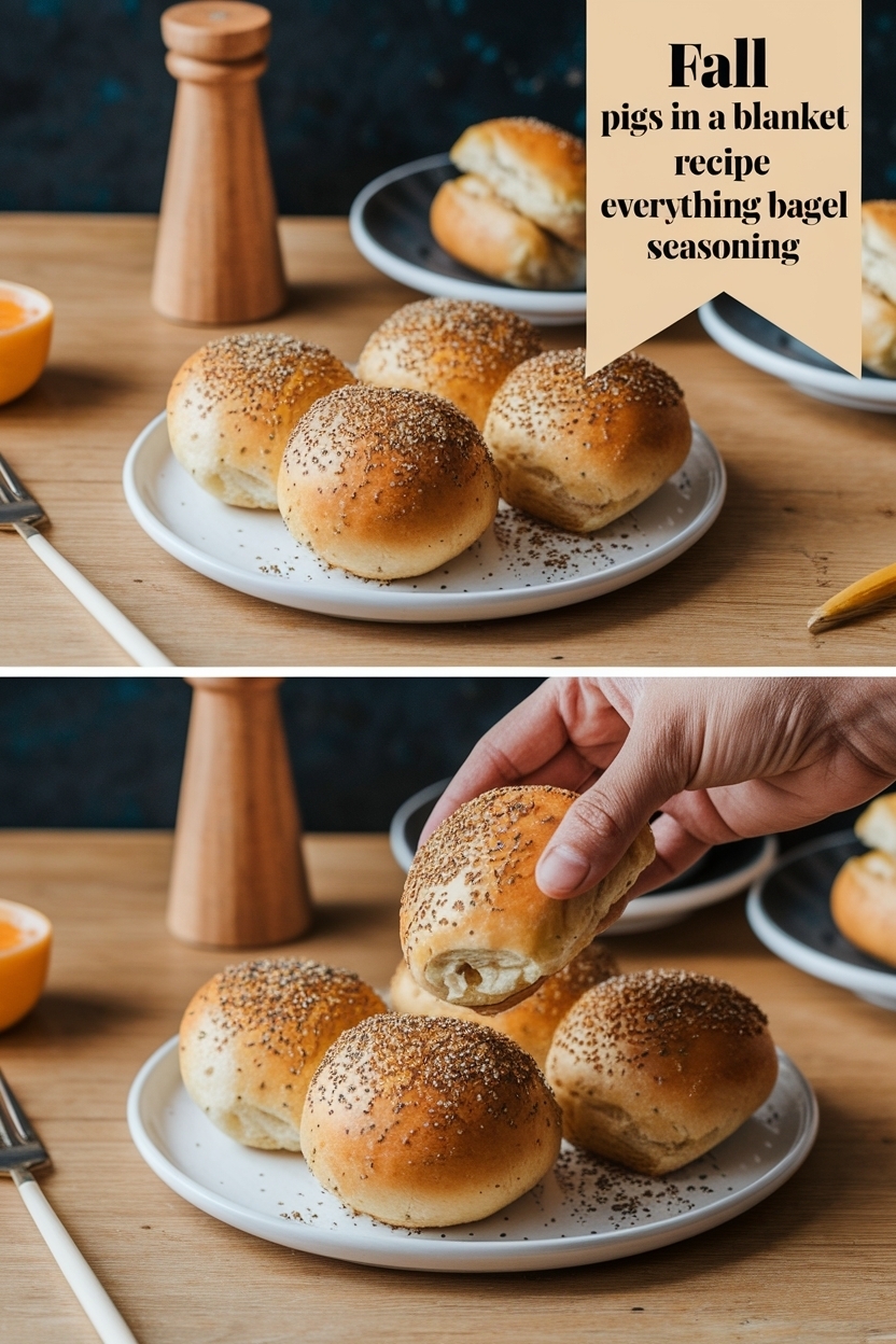 pigs in a blanket recipe everything bagel seasoning