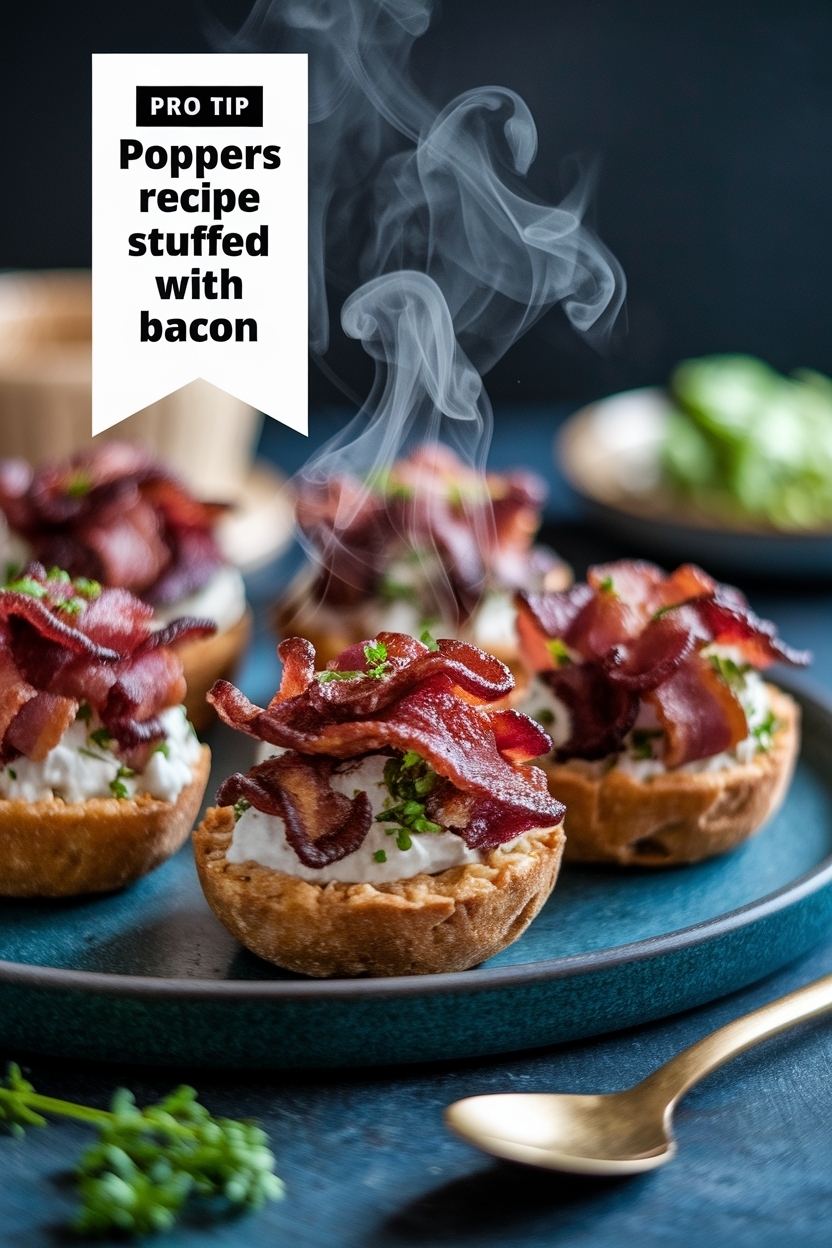 poppers recipe stuffed with bacon