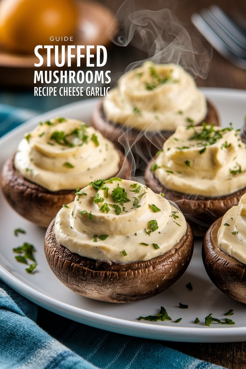 stuffed mushrooms recipe cream cheese garlic