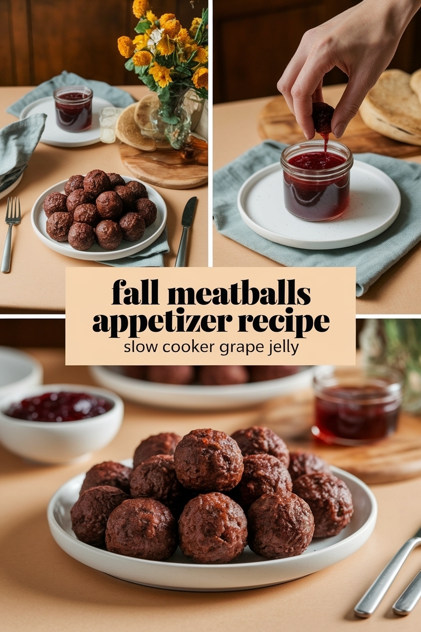 meatballs appetizer recipe slow cooker grape jelly