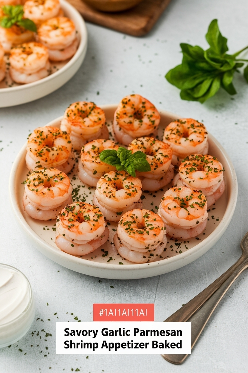 garlic parmesan shrimp appetizer baked