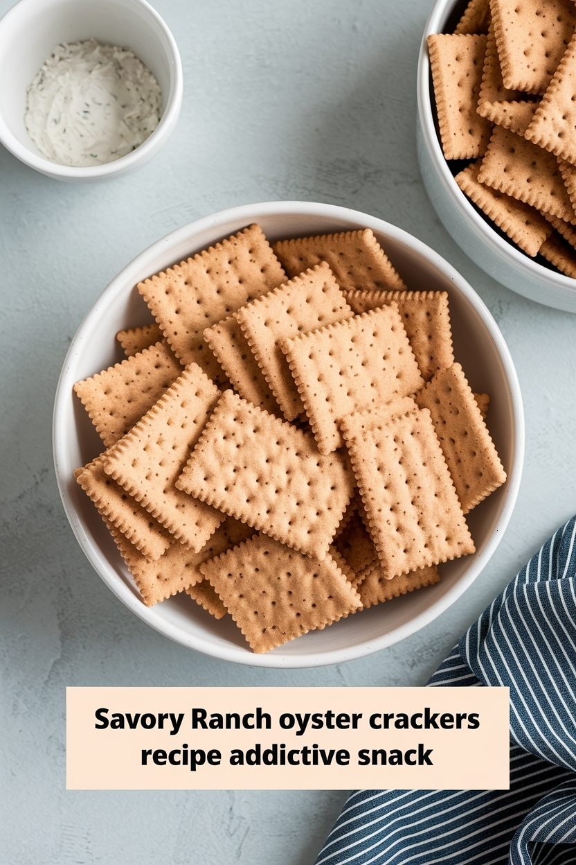 ranch oyster crackers recipe addictive snack