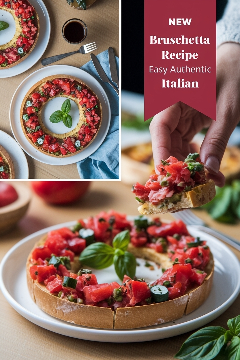 bruschetta recipe easy authentic italian