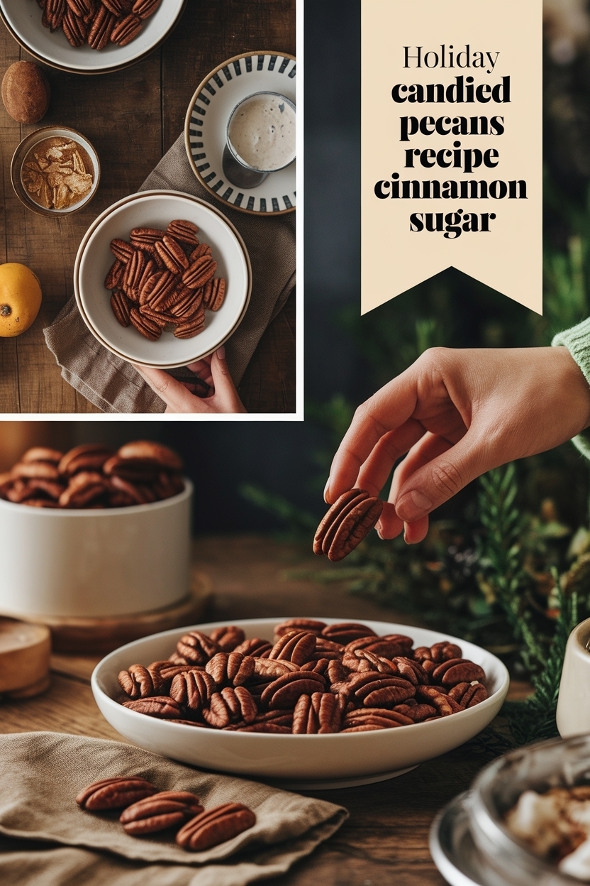 candied pecans recipe cinnamon sugar