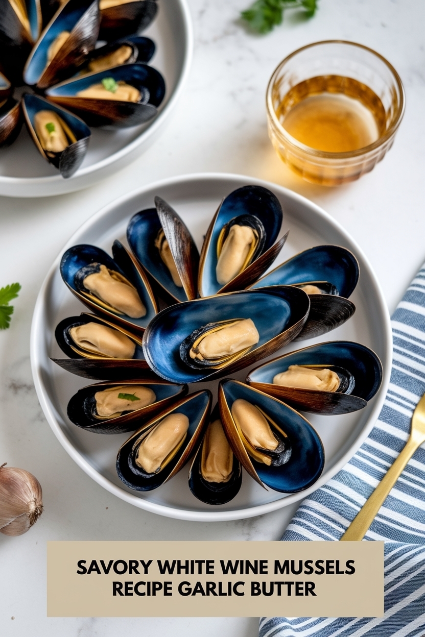 white wine mussels recipe garlic butter