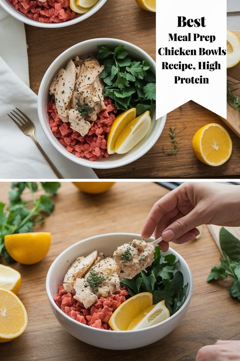 meal prep chicken bowls recipe high protein