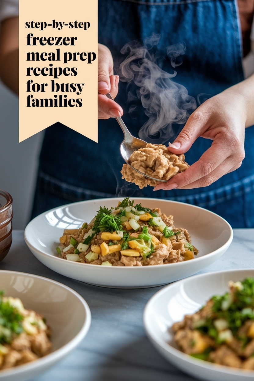 freezer meal prep recipes for busy families