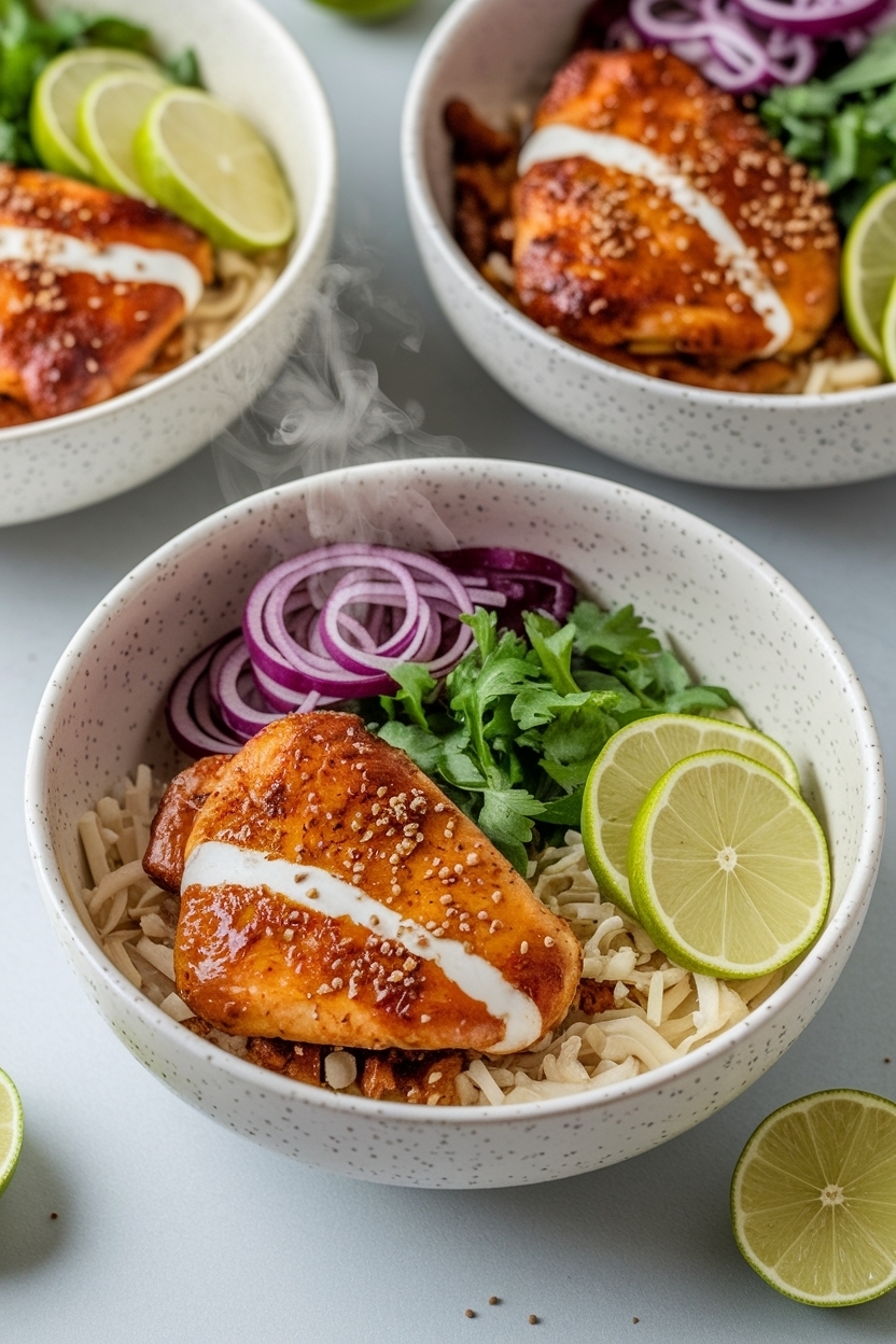 chicken fajita meal prep bowls recipe