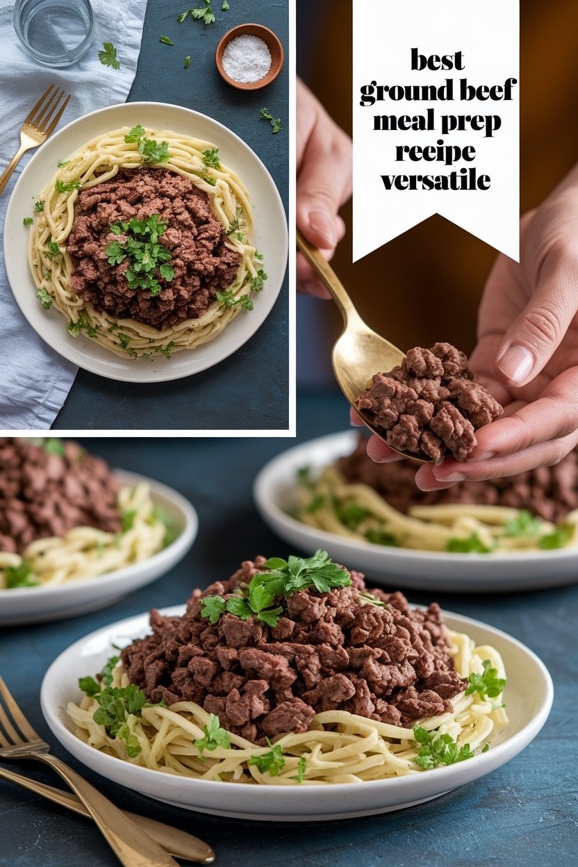 ground beef meal prep recipe versatile