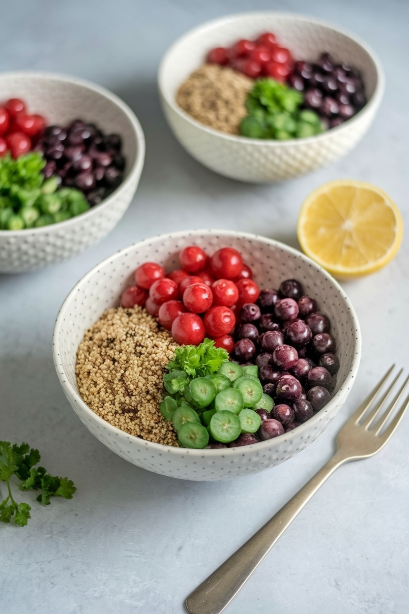 quinoa meal prep bowls recipe mediterranean