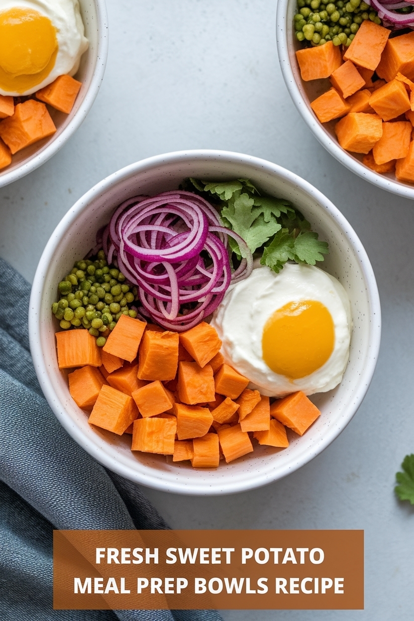sweet potato meal prep bowls recipe