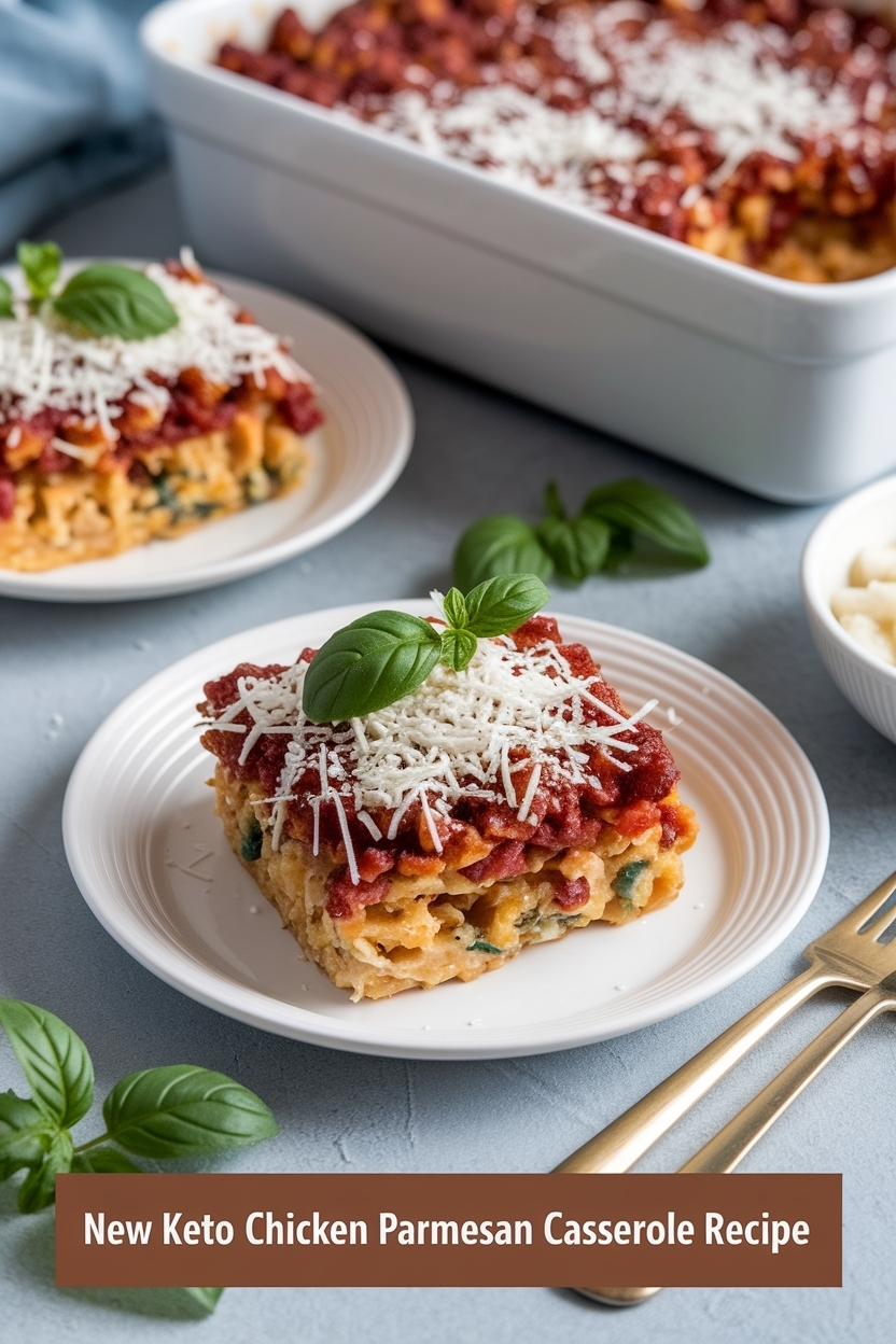 keto chicken parmesan casserole recipe