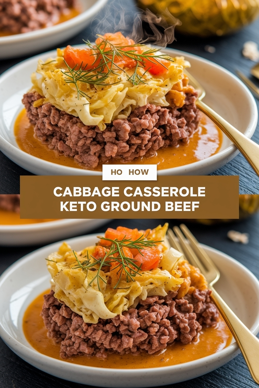 cabbage casserole recipe keto ground beef