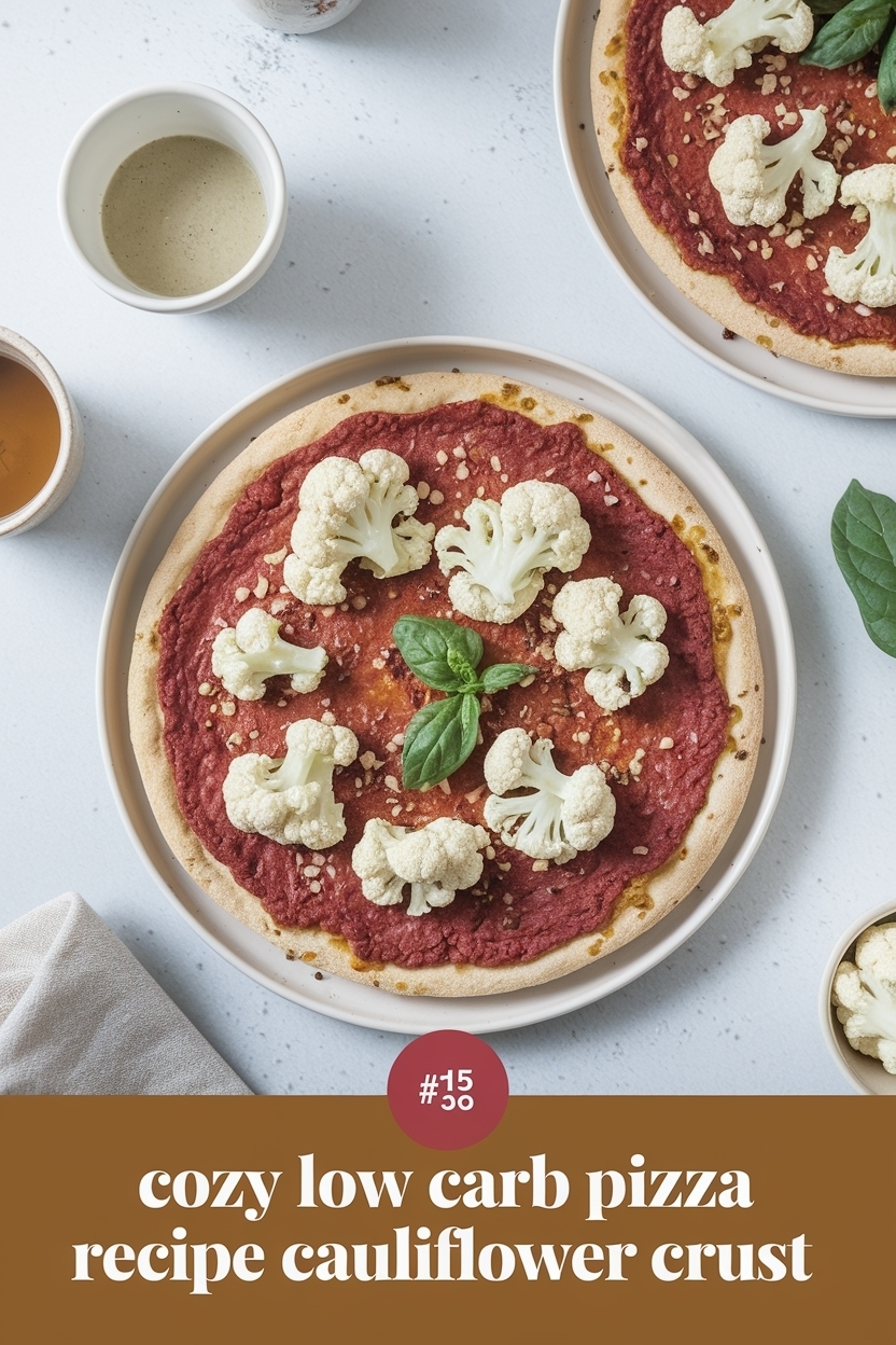 low carb pizza recipe cauliflower crust