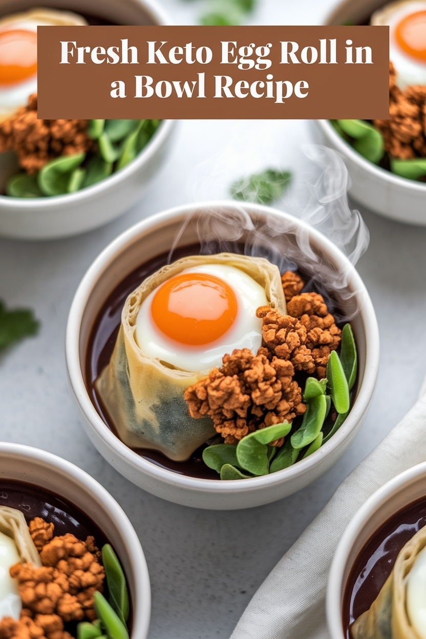 keto egg roll in a bowl recipe