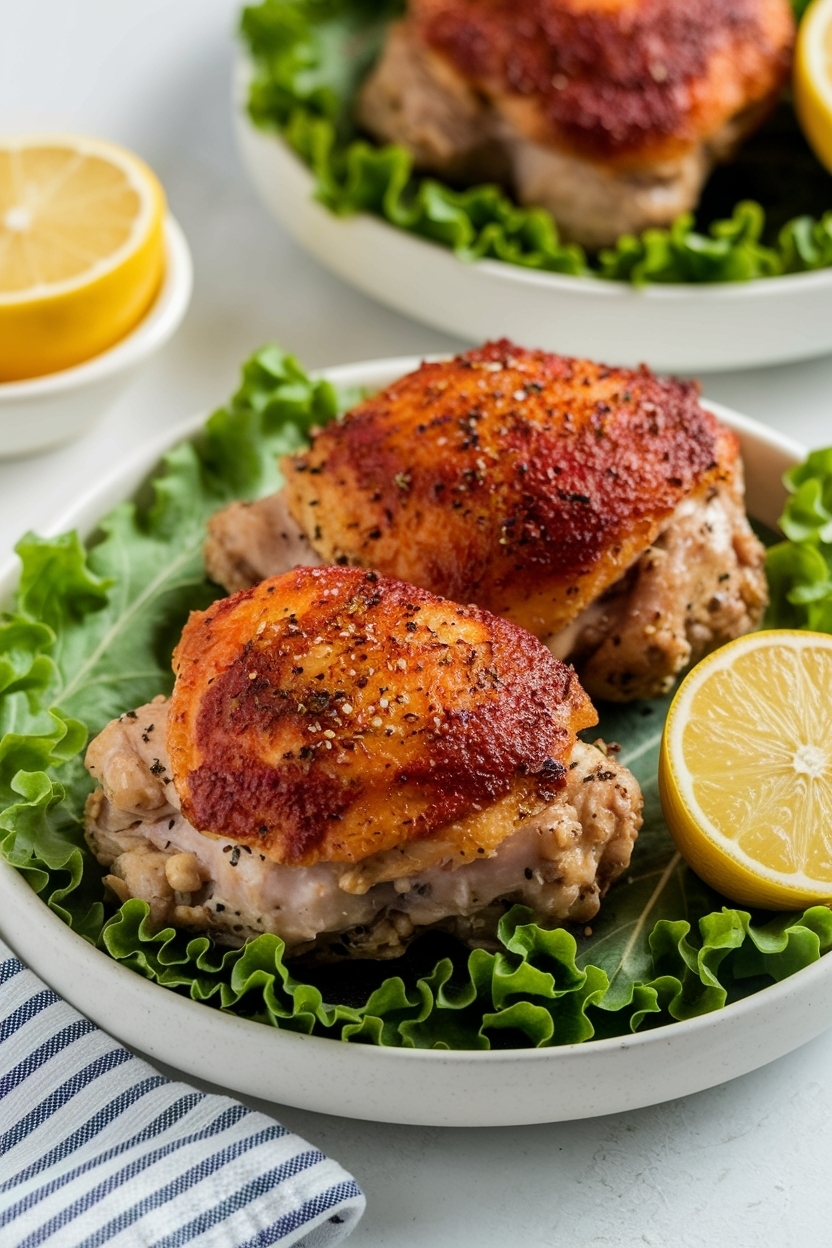 keto chicken thighs recipe crispy skin