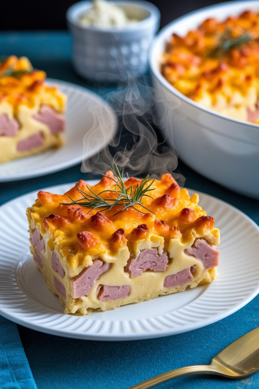 keto ham and cheese casserole recipe