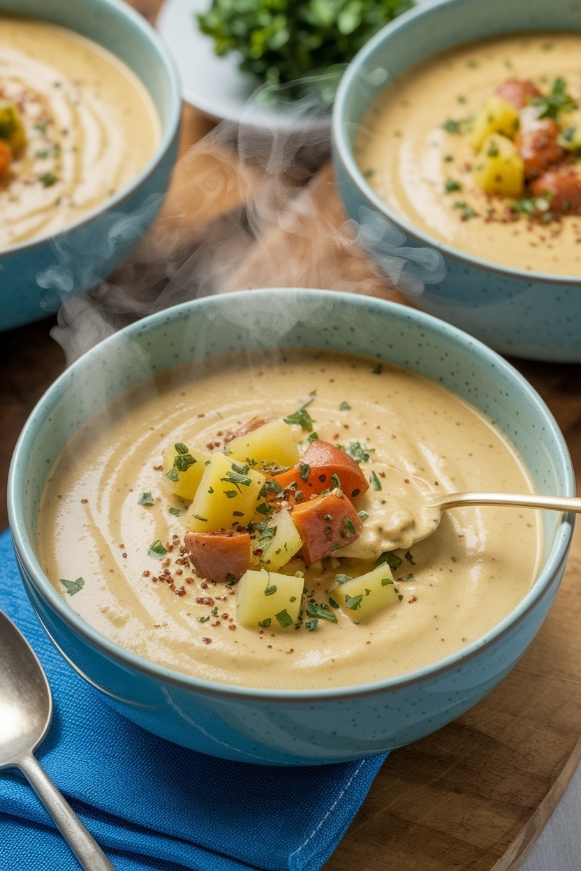 crockpot loaded potato soup recipe creamy