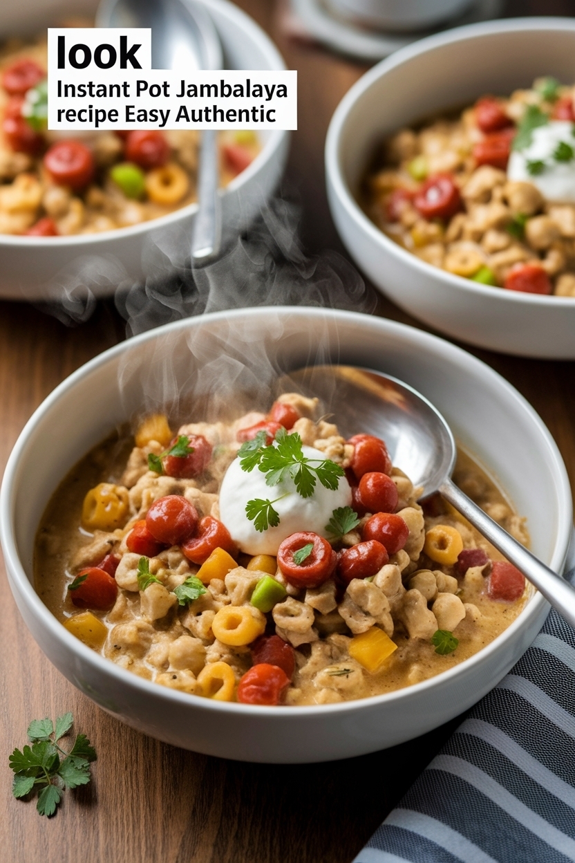 instant pot jambalaya recipe easy authentic