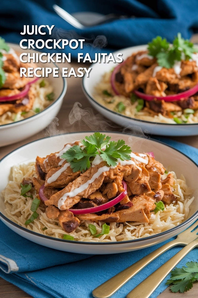 crockpot chicken fajitas recipe easy