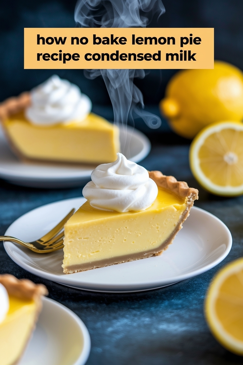 no bake lemon pie recipe condensed milk