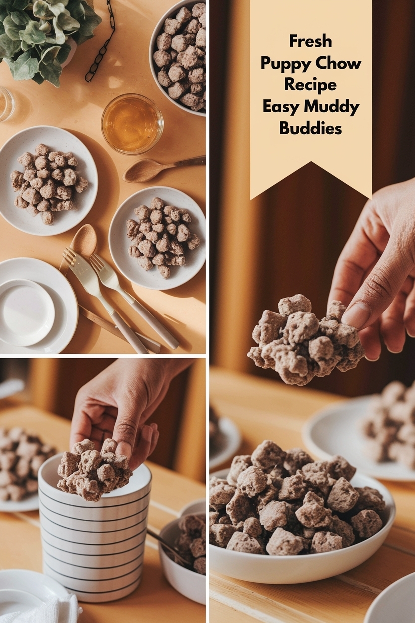 puppy chow recipe easy muddy buddies