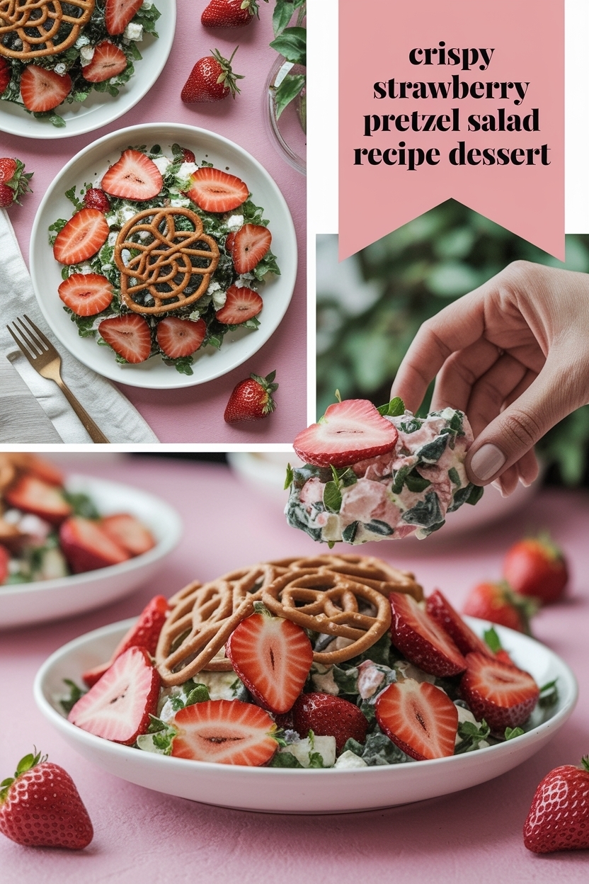 strawberry pretzel salad recipe dessert
