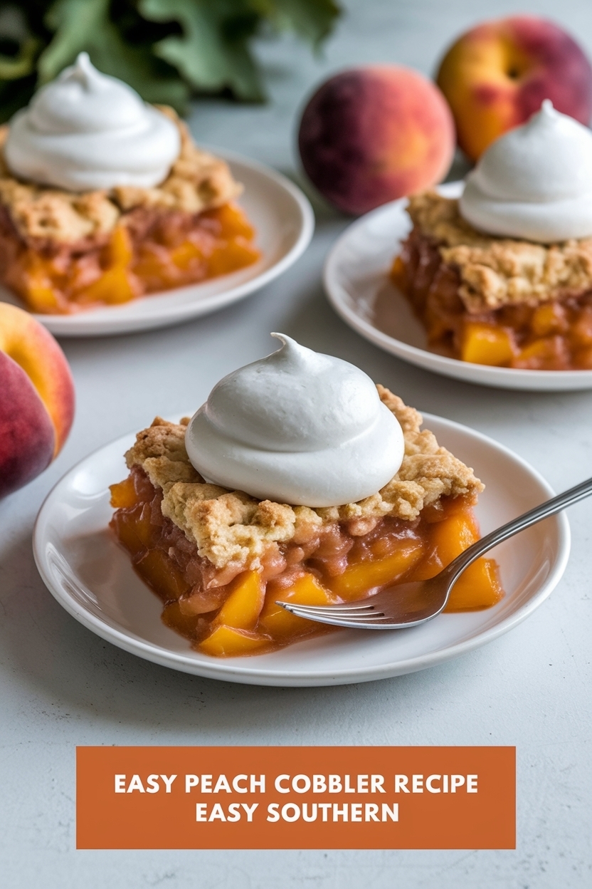 peach cobbler recipe easy southern