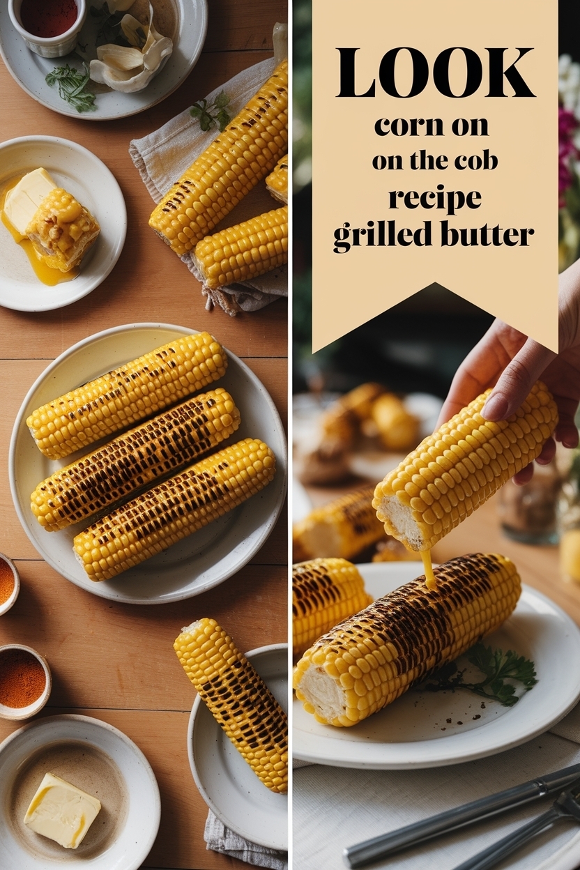 corn on the cob recipe grilled butter