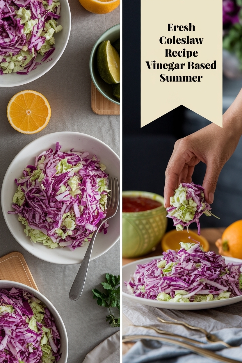 coleslaw recipe vinegar based summer