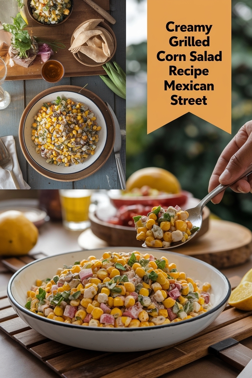 grilled corn salad recipe mexican street