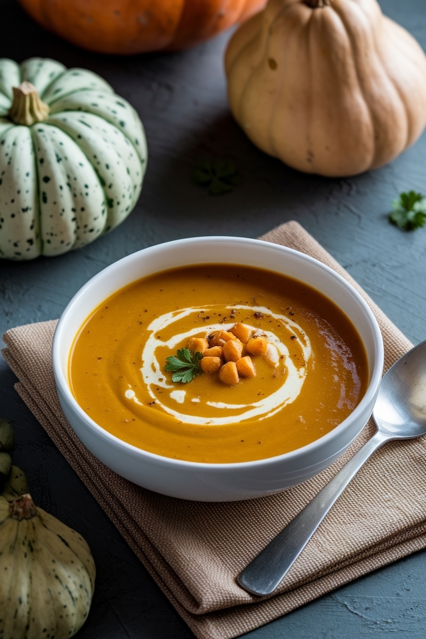 butternut squash soup recipe roasted fall