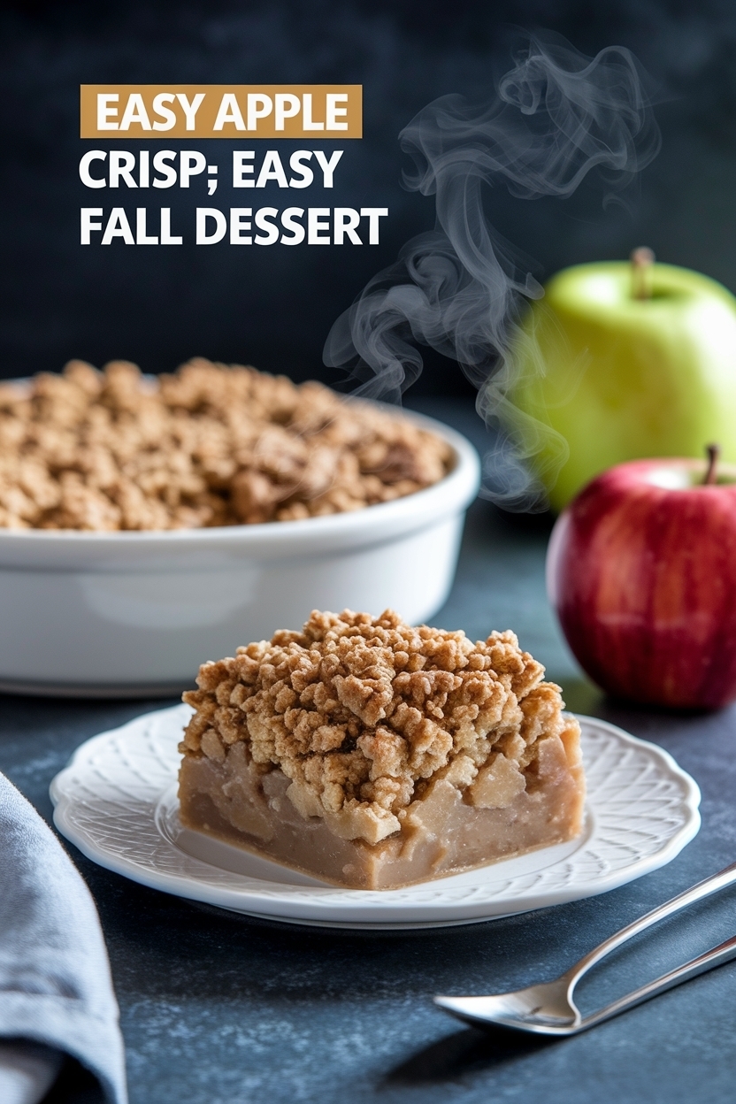 apple crisp recipe easy fall dessert
