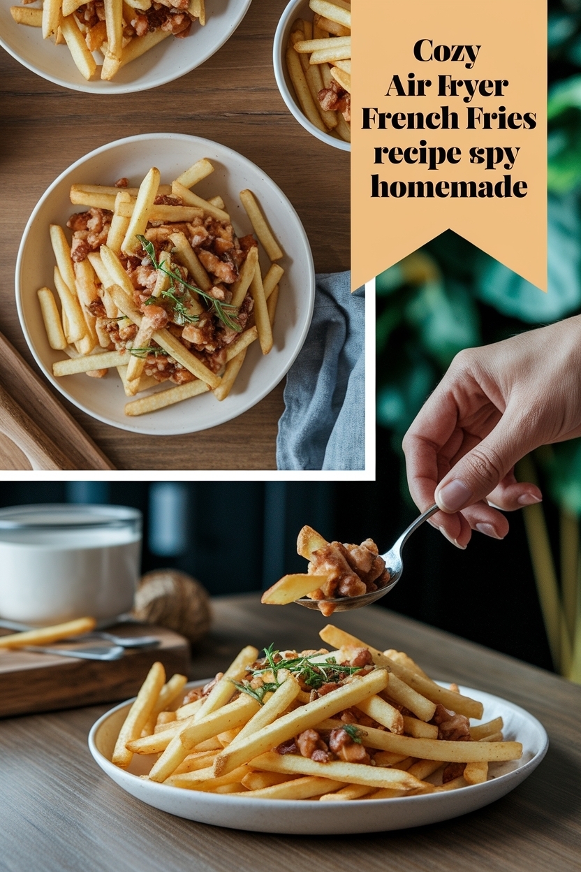 air fryer french fries recipe crispy homemade