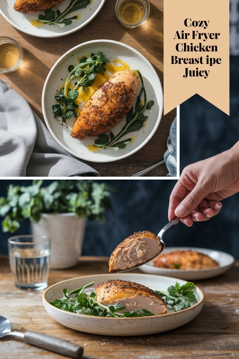 air fryer chicken breast recipe juicy