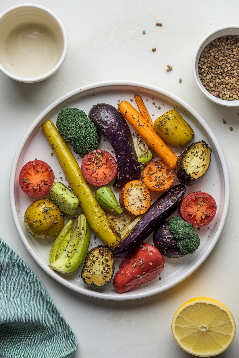 air fryer roasted vegetables recipe easy