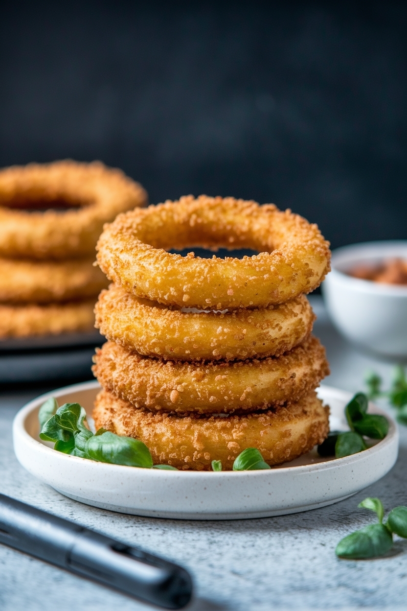 air fryer onion rings recipe crispy
