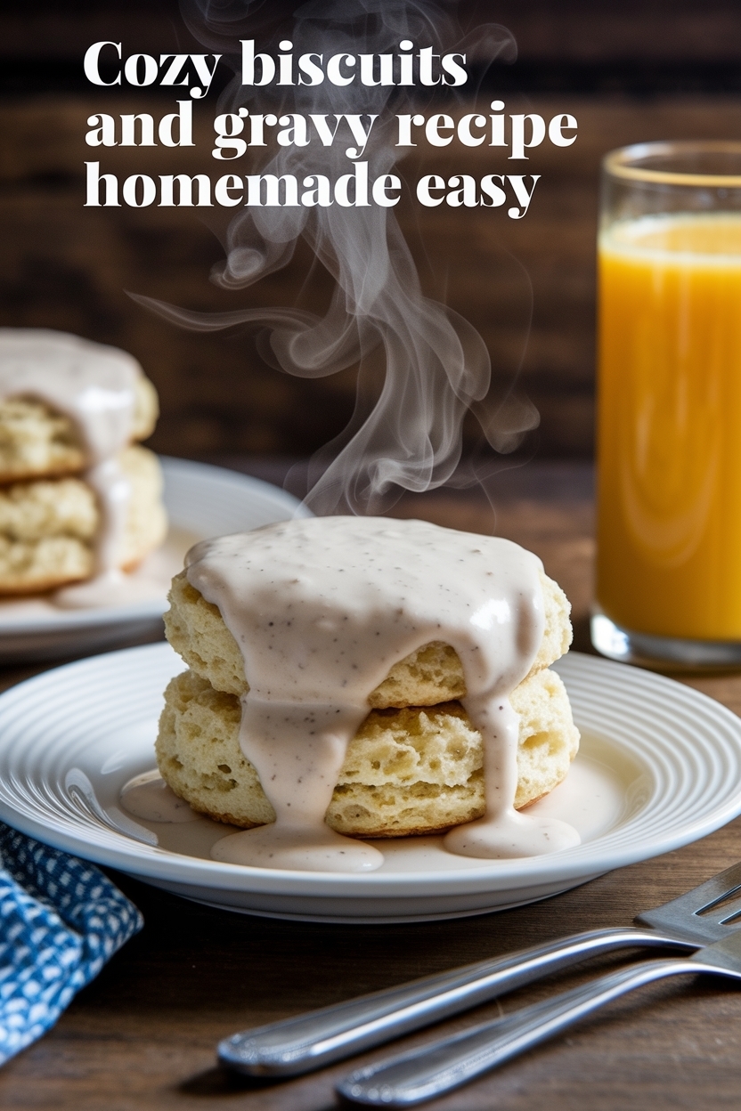 biscuits and gravy recipe homemade easy