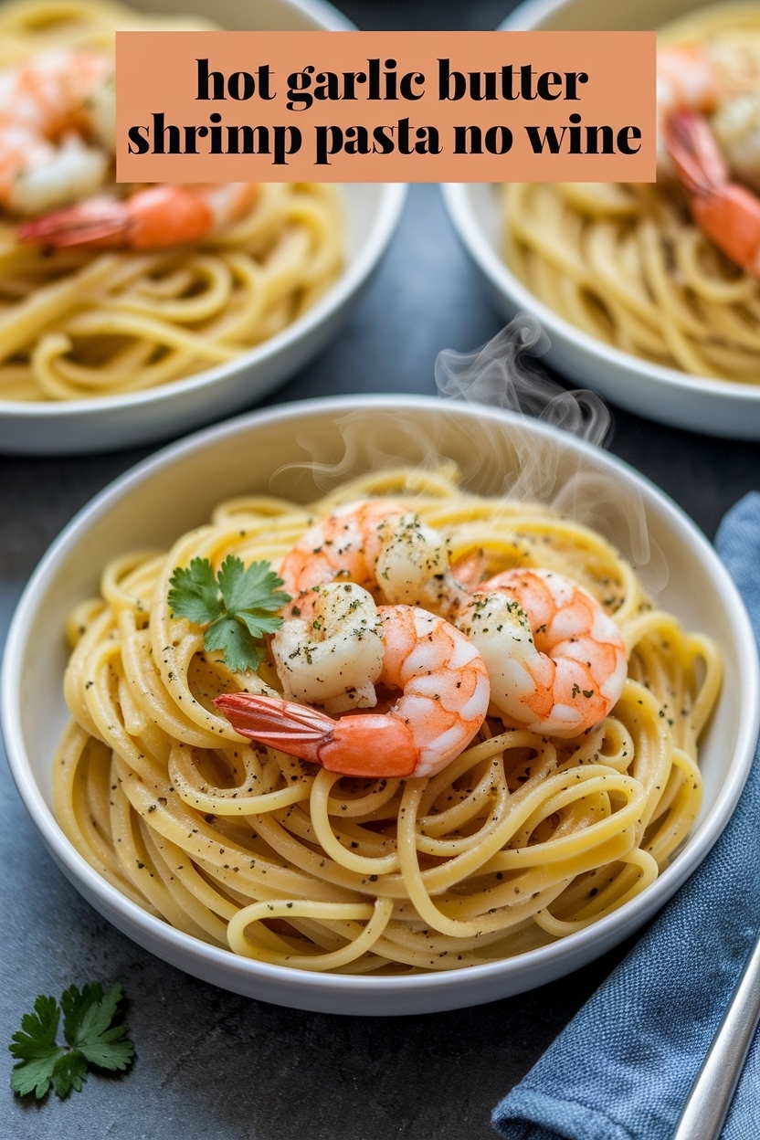 garlic butter shrimp scampi pasta no wine