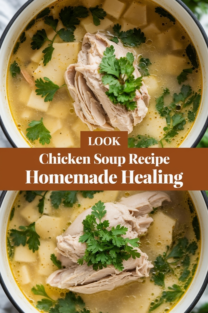 chicken soup recipe homemade healing