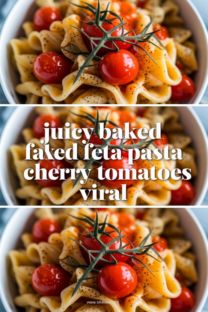 baked feta pasta cherry tomatoes viral