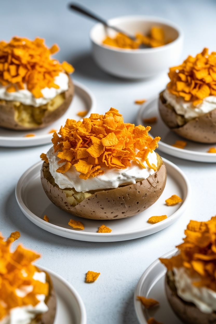 funeral potatoes with hashbrowns cornflakes topping