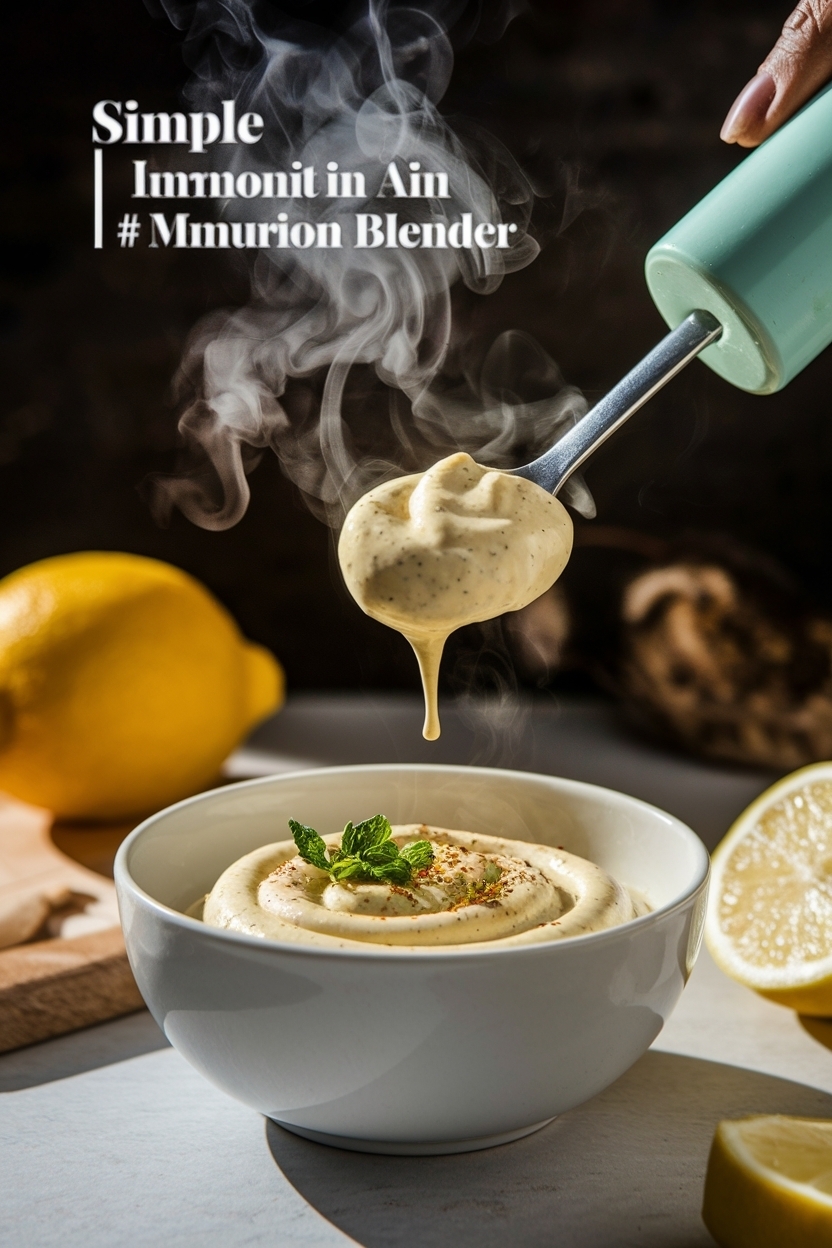 garlic lemon aioli 5 minutes immersion blender