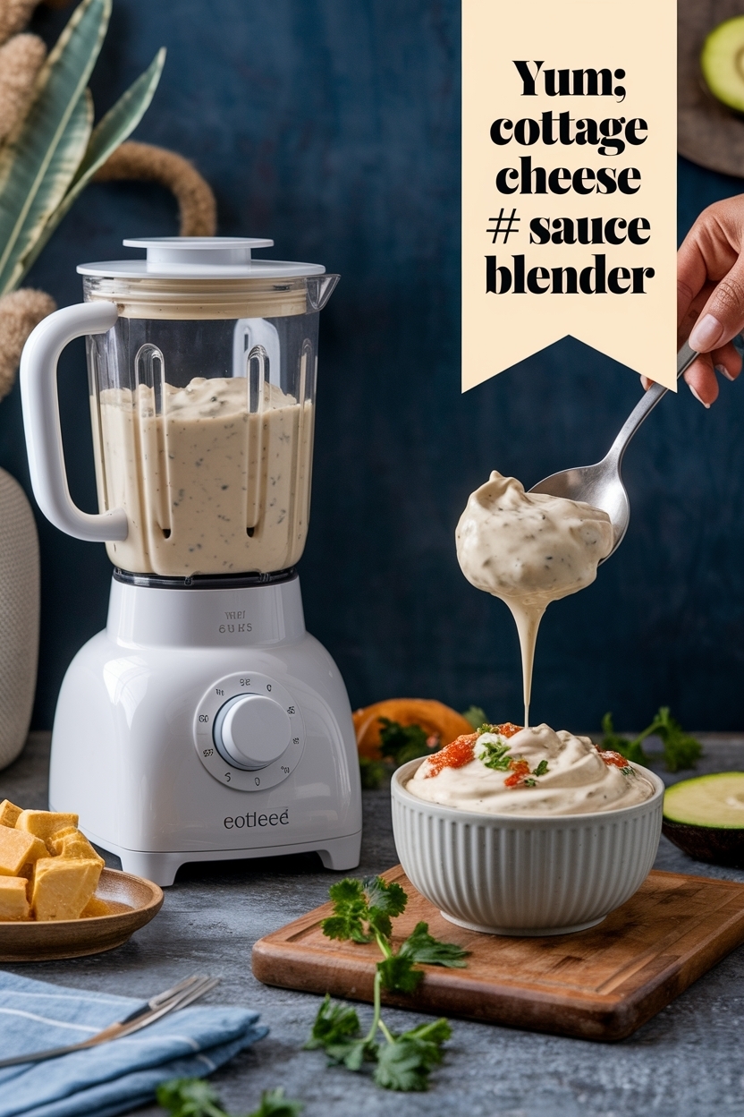 cottage cheese alfredo sauce blender