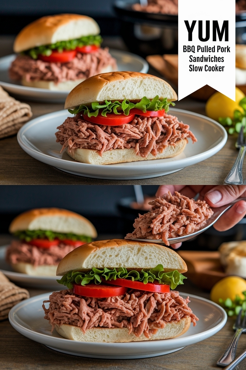 bbq pulled pork sandwiches slow cooker