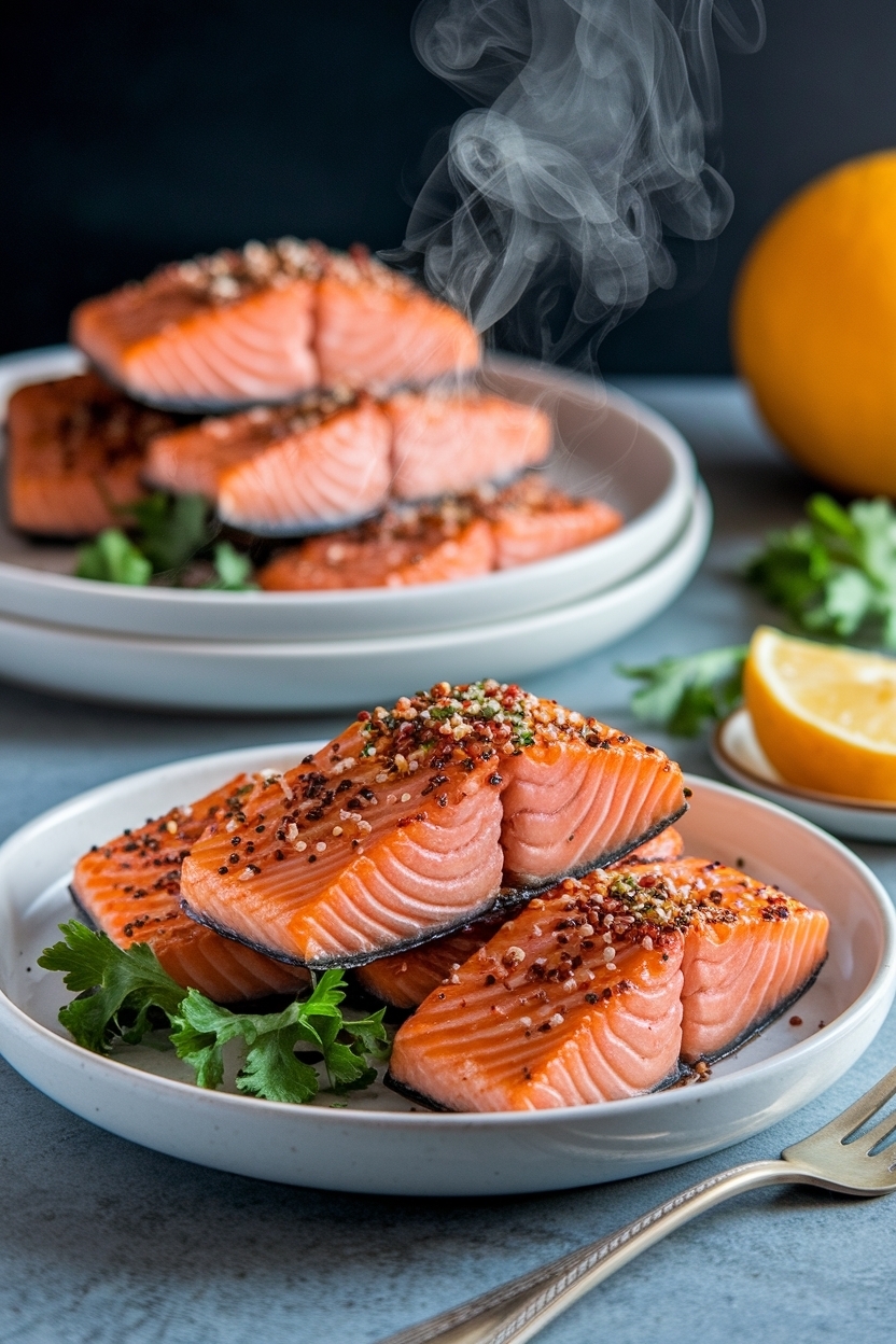 air fryer salmon bites recipe crispy