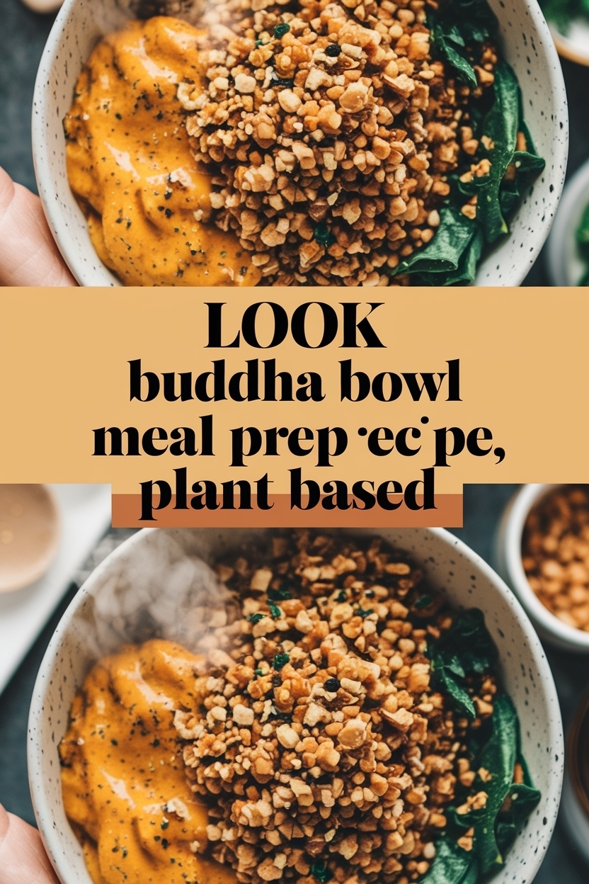 buddha bowl meal prep recipe plant based