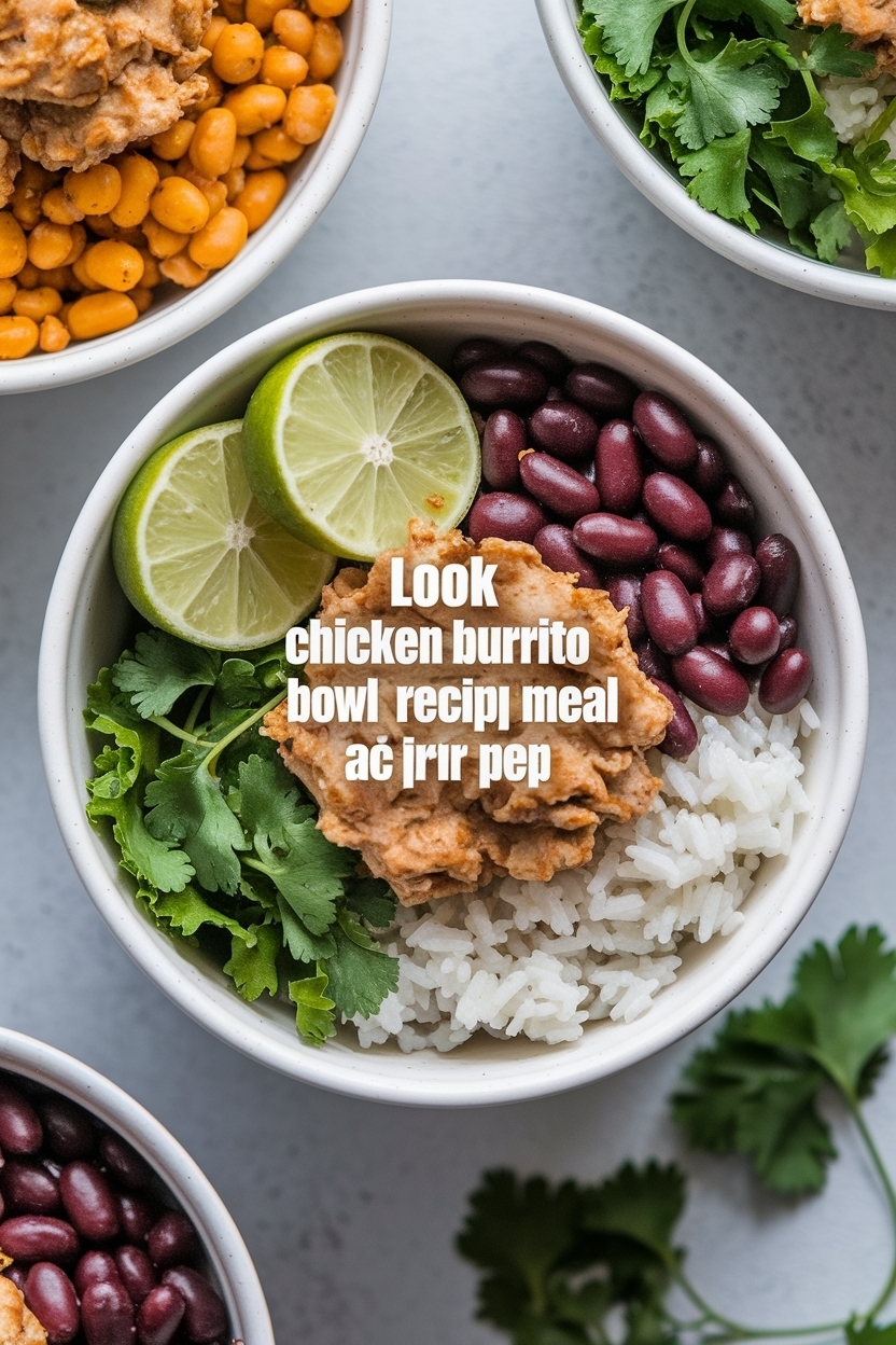 chicken burrito bowl recipe meal prep